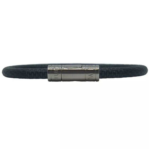 LOUIS VUITTON Bracelet-Keep It M6140D Damier Graphite Canvas - Picture 3 of 12